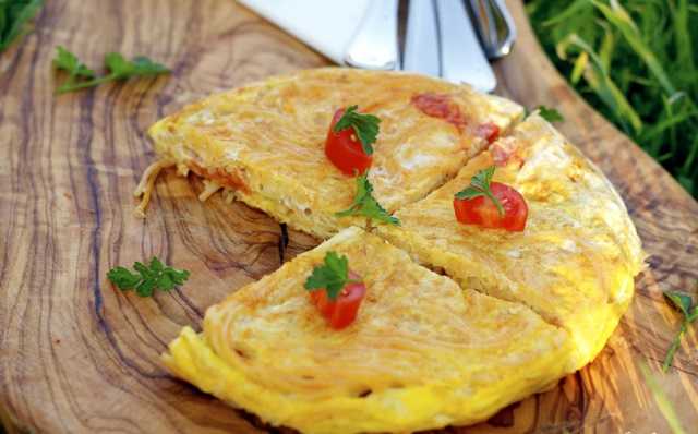 frittata di spaghetti