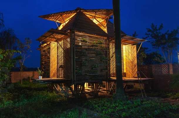 casa in bambù