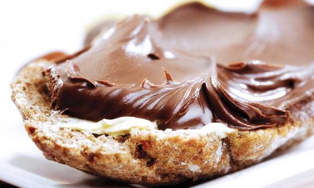 Nutella on bread