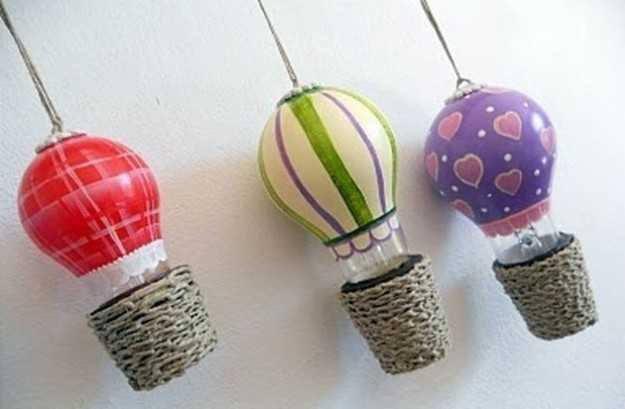 come riciclare le lampadine in modo creativo