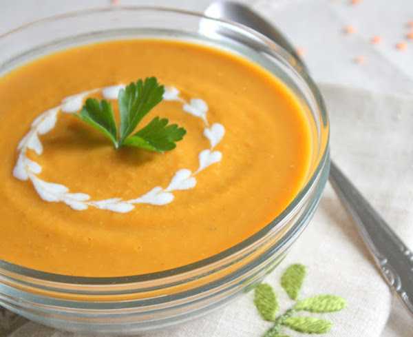 vellutata di lenticchie