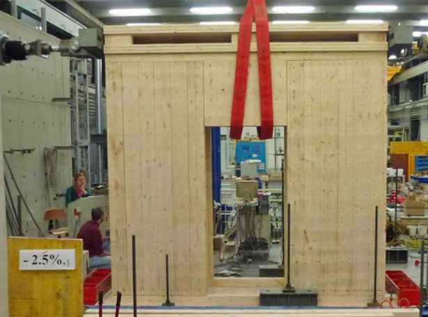 Pareti in legno senza colle