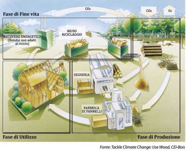 Produzione legno senza colle