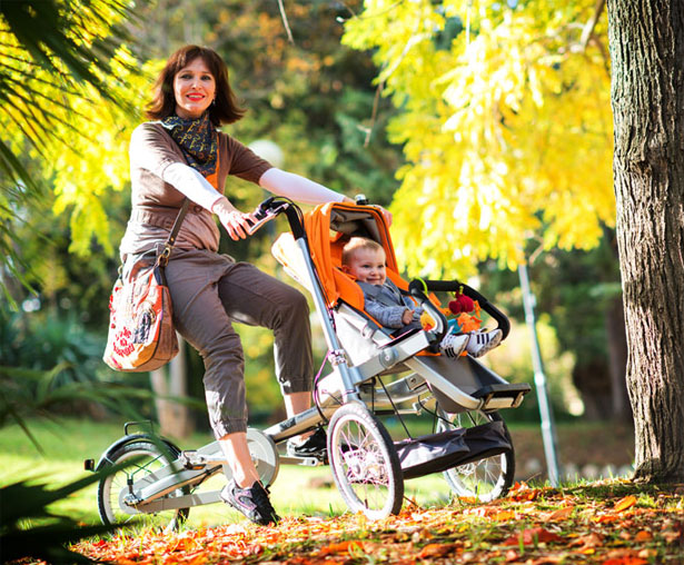 Passeggino bicicletta multiuso