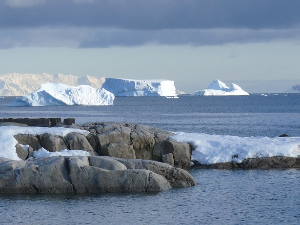 iceberg e mar glaciale