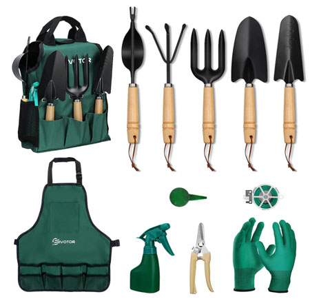 set attrezzi giardino