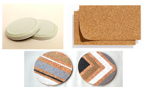 sottobicchieri fai da te