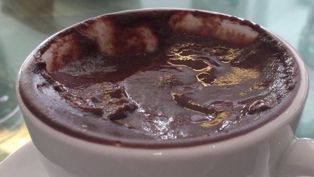 Cioccolata calda densa