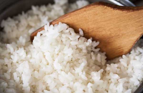 riso cotto al vapore