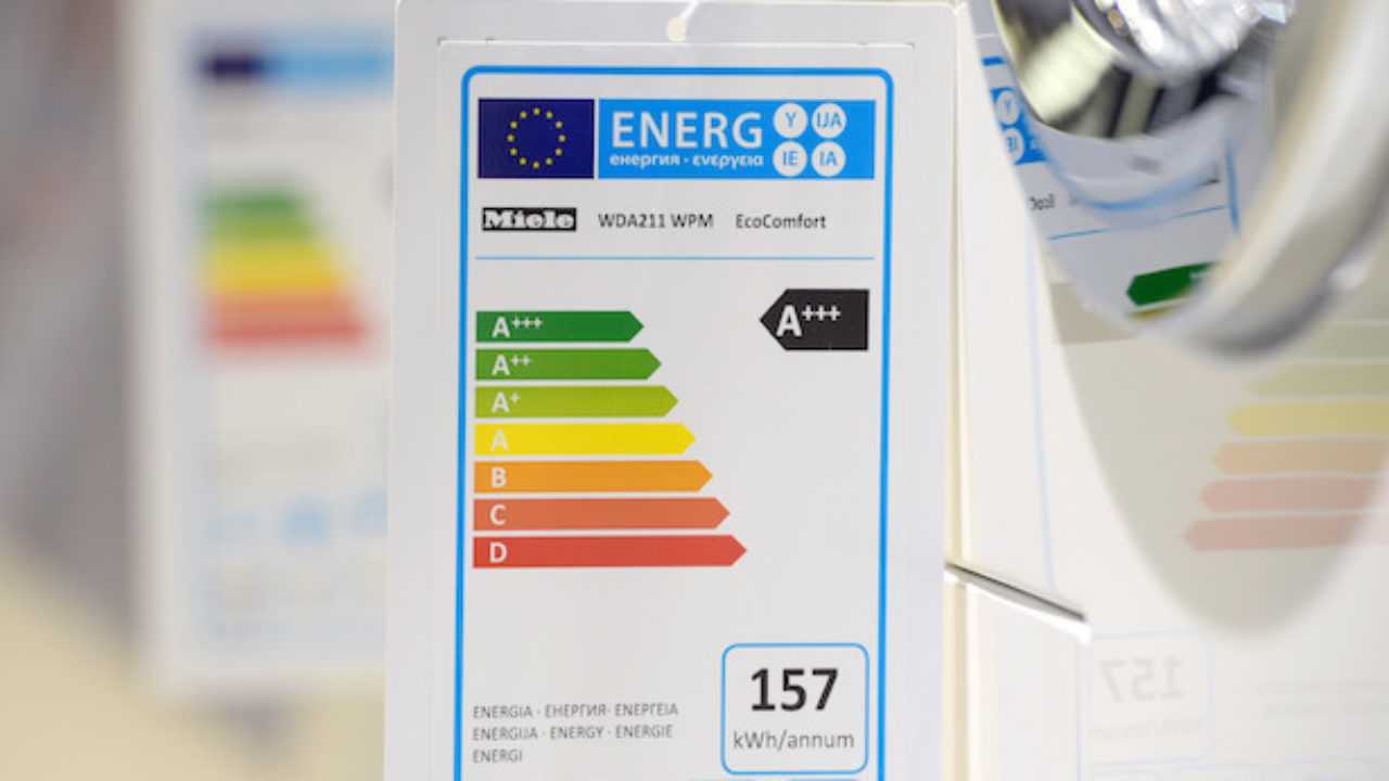 Etichetta energetica elettrodomestici - Idee Green