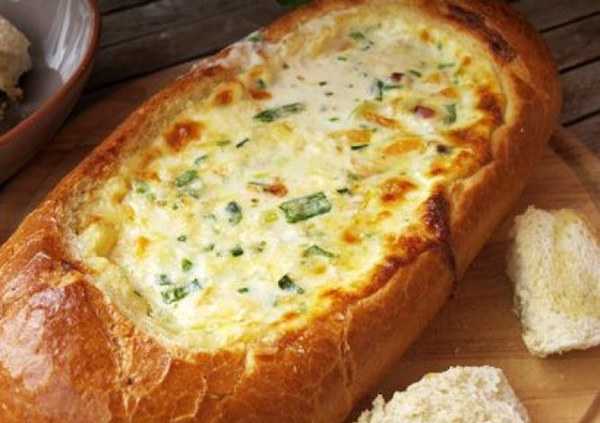 fonduta di formaggio nel pane