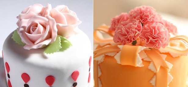 rose per decorare dolci