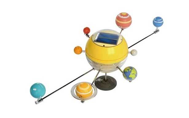 Sistema Solare Motorizzato Montessori Per Bambini 3-8 Anni – Giocattolo Educativo Con Pianeti Rotanti, Regalo Di Natale Per Piccoli Astronauti