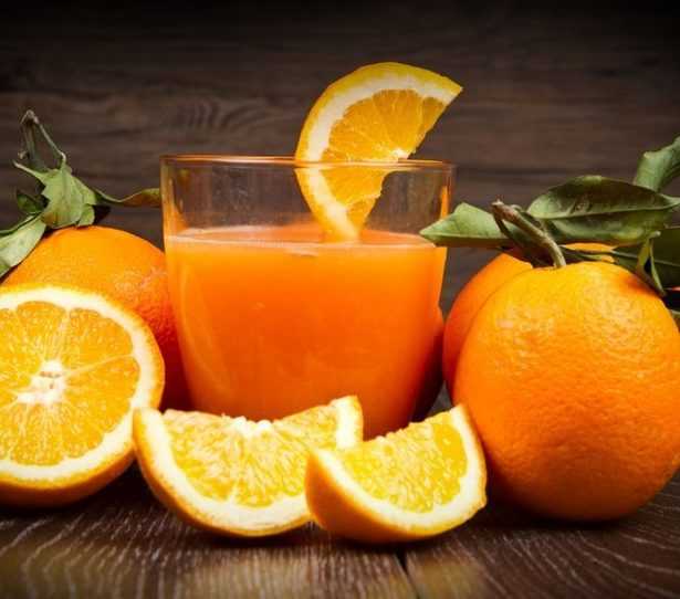 succo di arancia