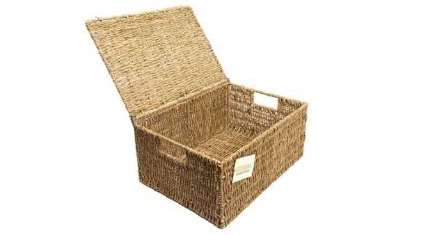 Cesto di vimini: come rivestirlo Cesto di vimini: come rivestirlo