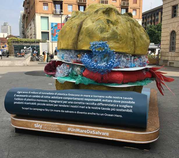 michetta gigante Sky Un mare da salvare