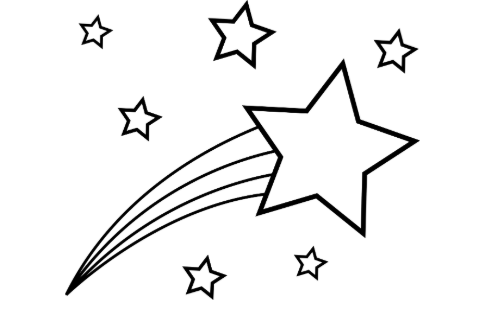 Stella Cometa Di Natale Da Colorare.Stella Cometa Significato E Disegno Da Colorare Idee Green