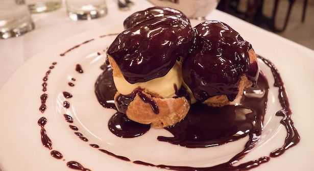 glassa profiteroles