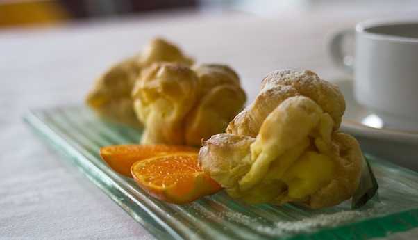 Profiteroles al limone