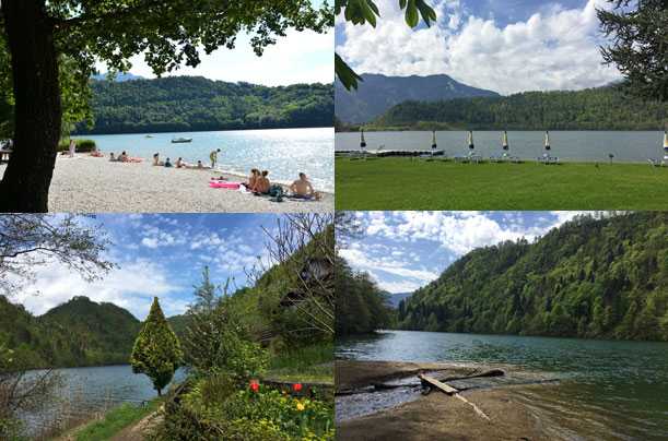 Lago di Levico spiagge