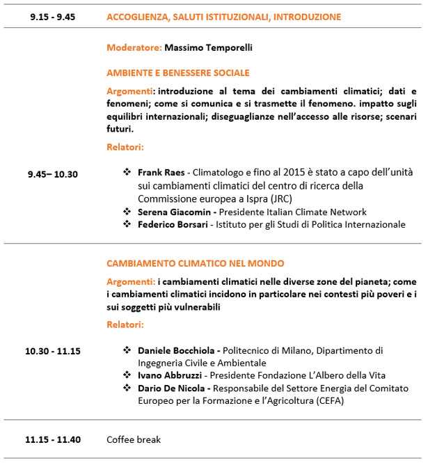 Programma ClimaticaMente