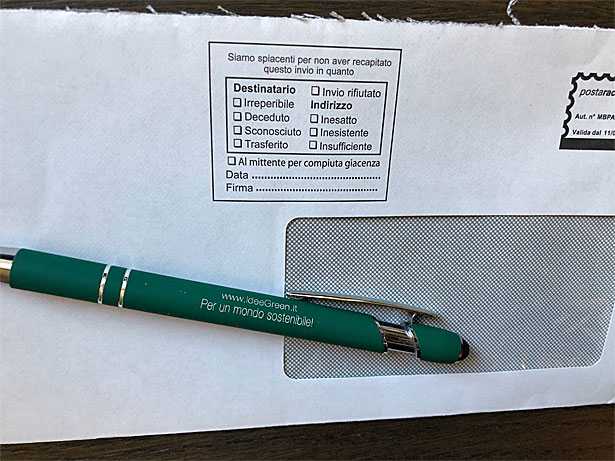 busta commerciale con finestra