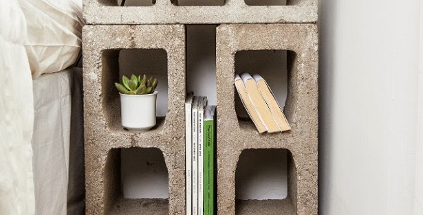 comodino di mattoni comodino di mattoni