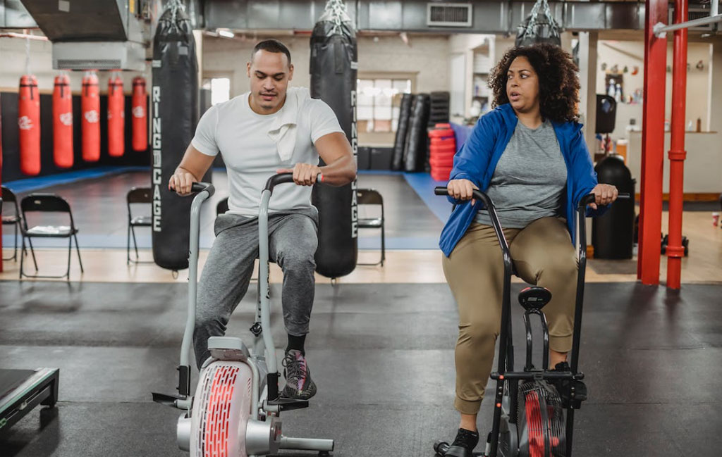 allenamento donna sovrappeso