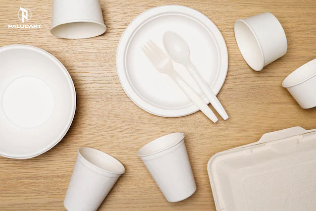 piatti bicchieri bio materiali