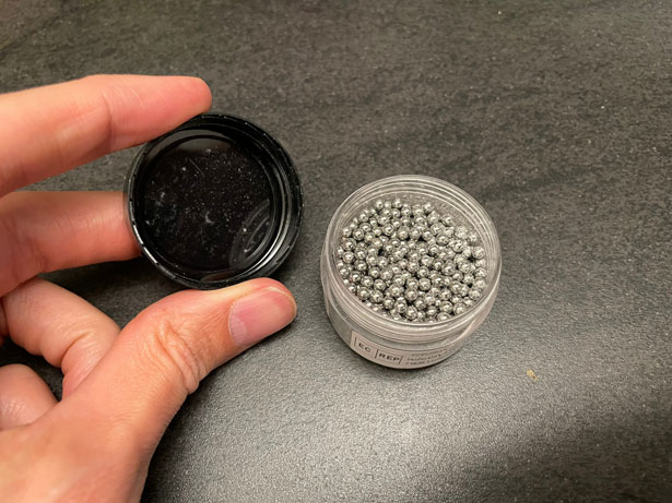 sfere pulizia bottiglie