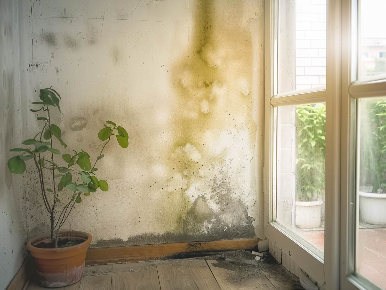 muro con umidita di risalita