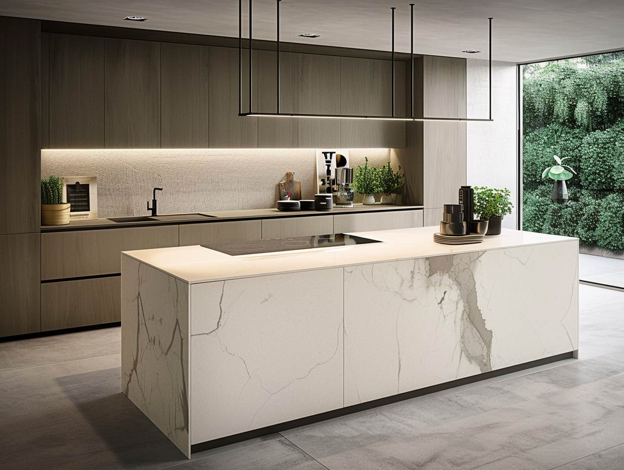 cucina gres porcellanato