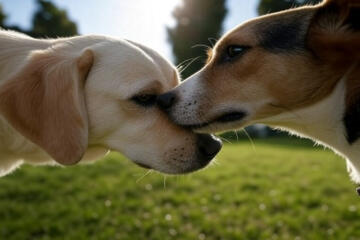 cani che si annusano