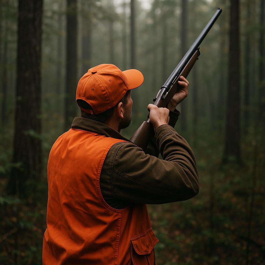 cacciatore nel bosco