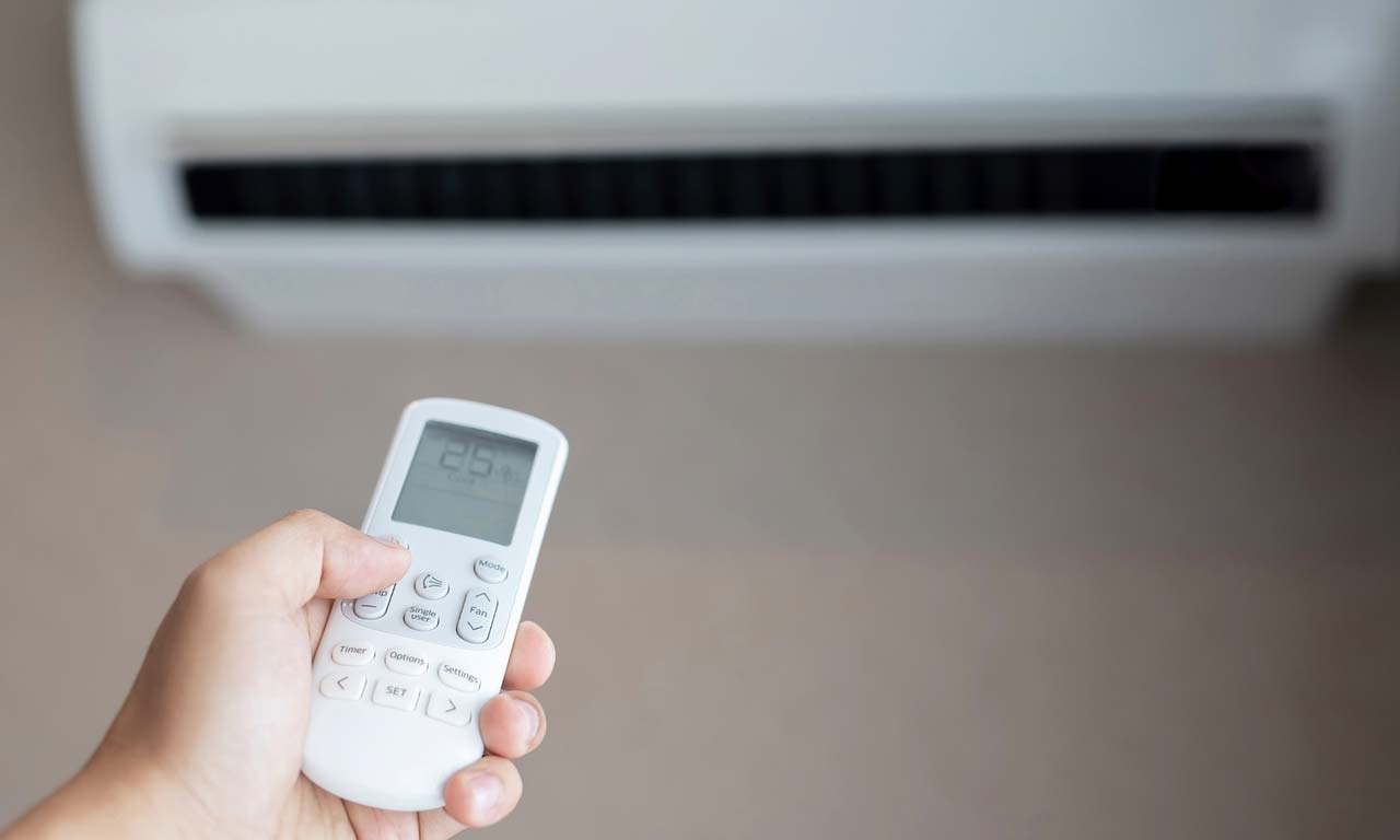 climatizzatore con telecomando