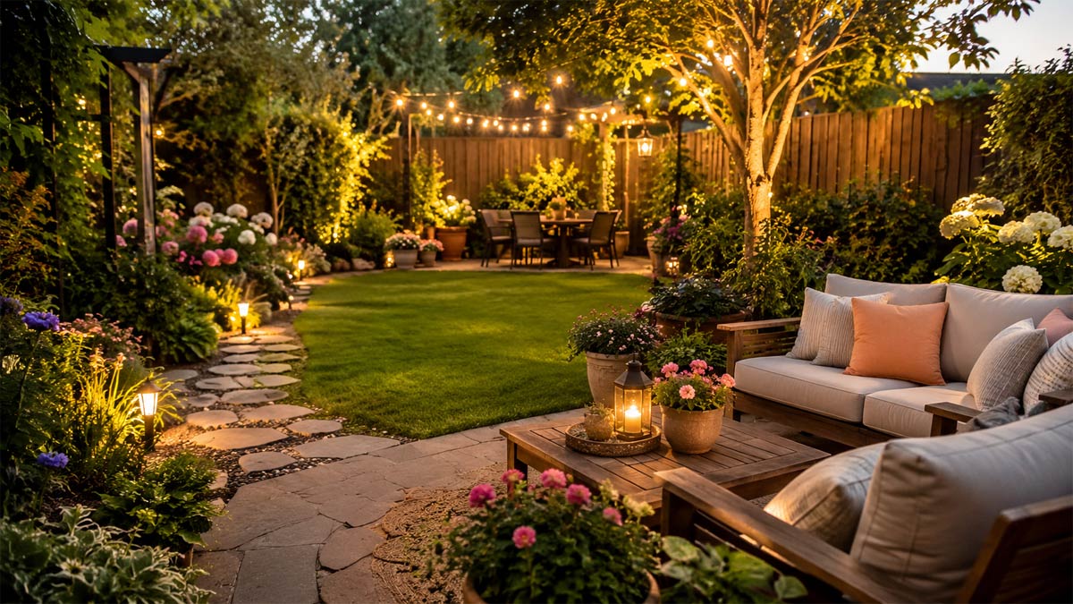 giardino accogliente