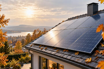 pannello fotovoltaico mesi autunnali