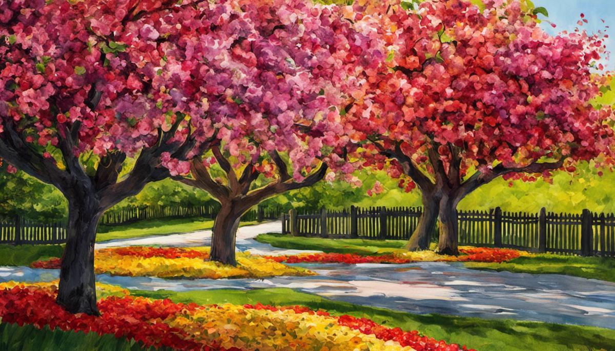 A diverse array of fresh fruits, showcasing the beauty and variety of fruit trees.