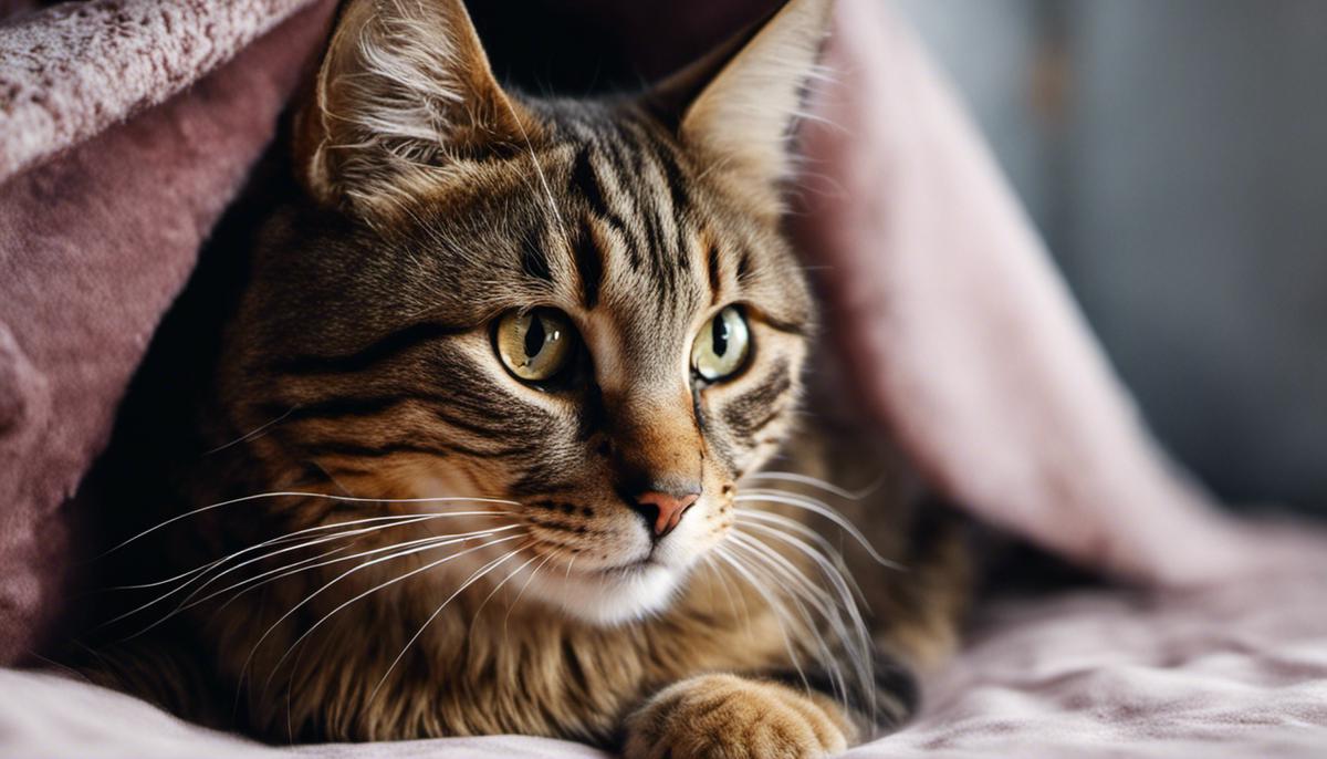 Un gatto che fa le fusa durante il sonno