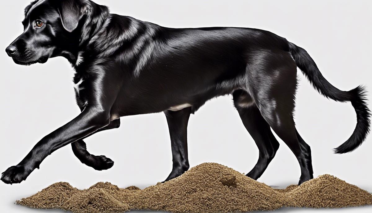 Immagine di un cane con problemi alla ghiandola mammaria